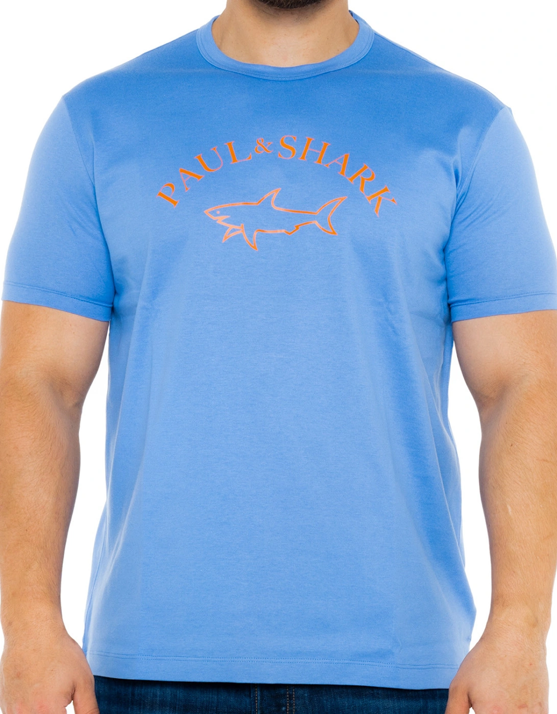 Mens Large Logo T-Shirt (Blue), 8 of 7