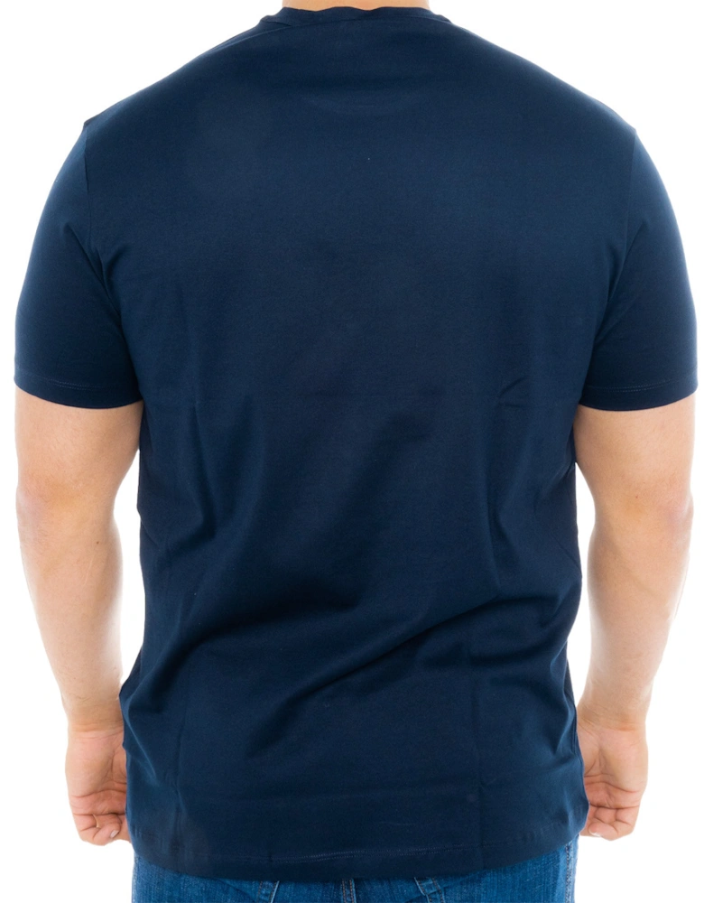 Mens Large Logo T-Shirt (Navy)