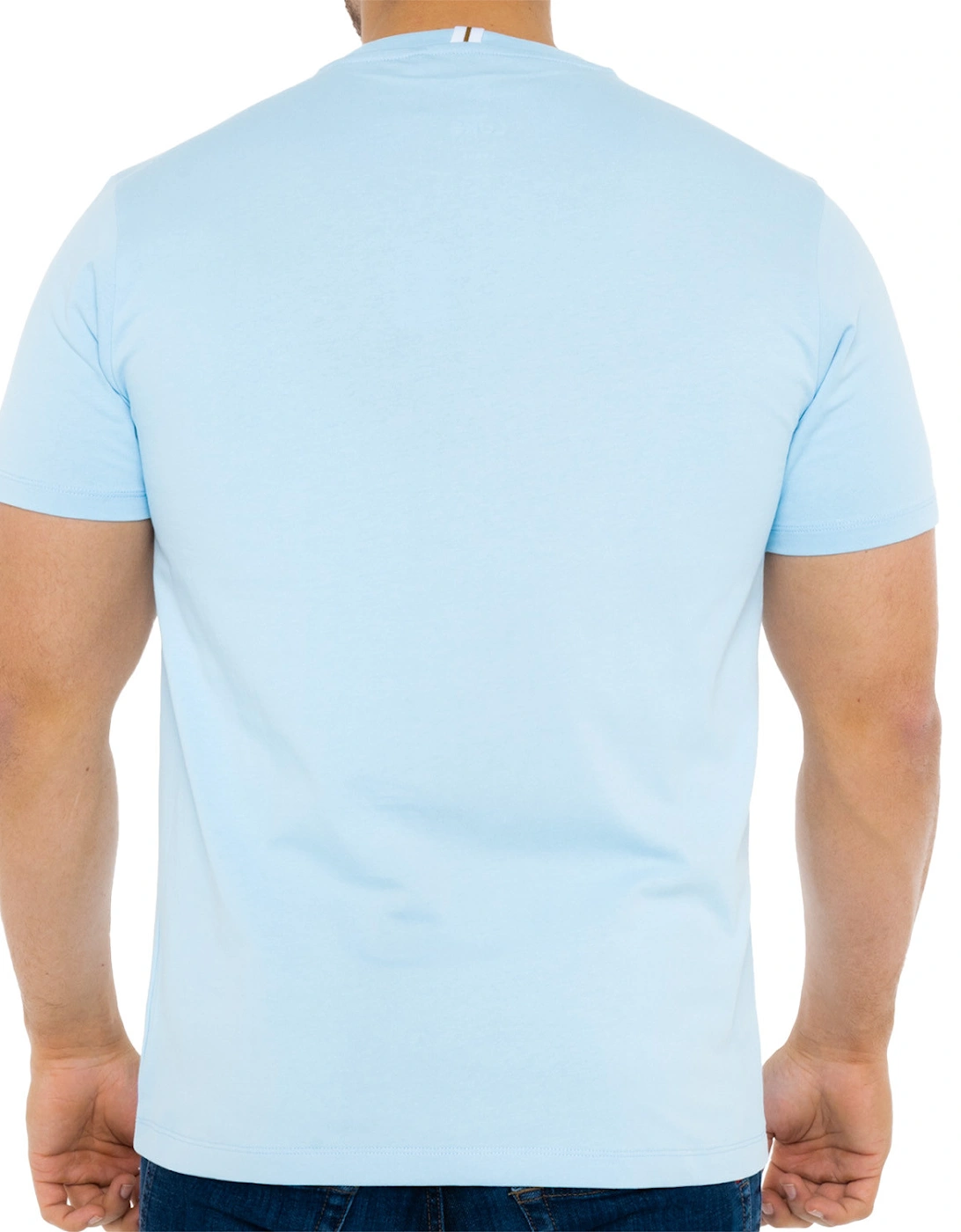 Luke Mens Brunei Patch T-Shirt (Sky Blue)