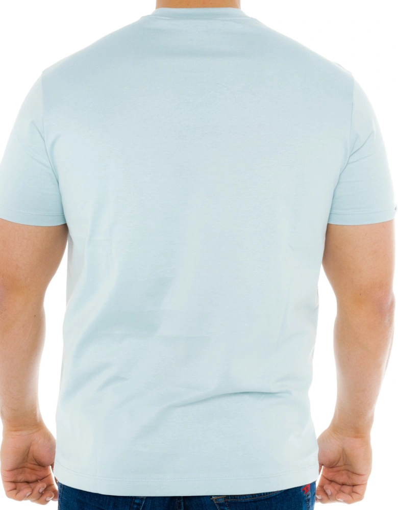 Mens Chest Logo T-Shirt (Aqua)