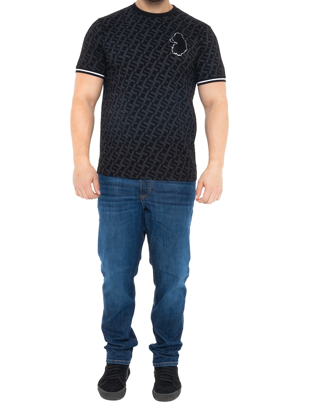 Luke Mens Shireoak Overprint T-Shirt (Black)