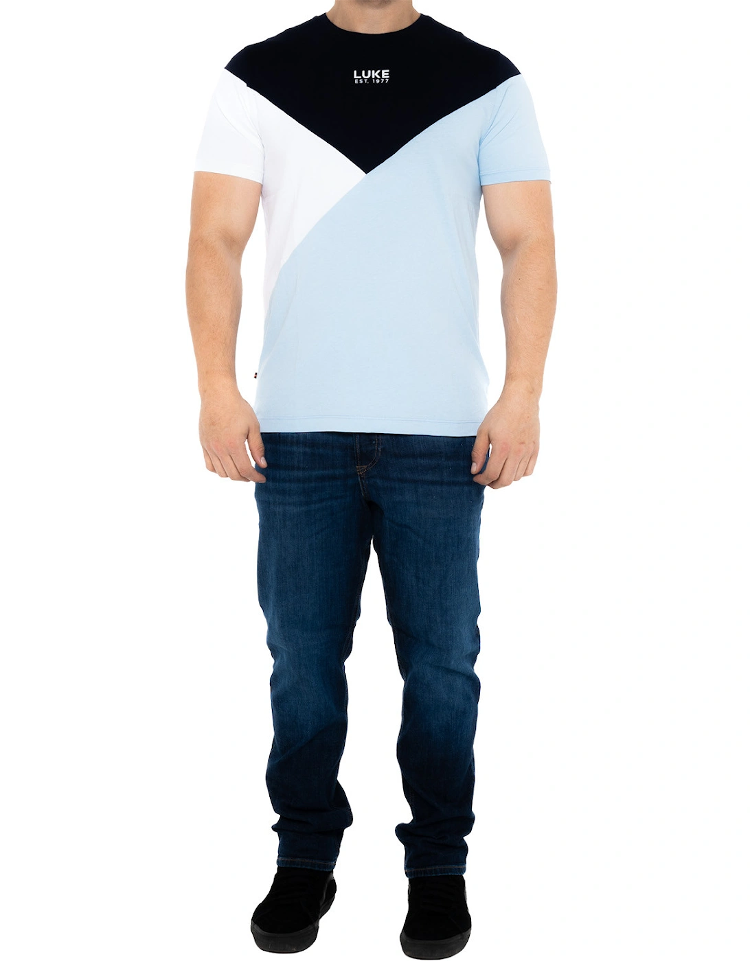 Luke Mens St Lucia T-Shirt (Navy)