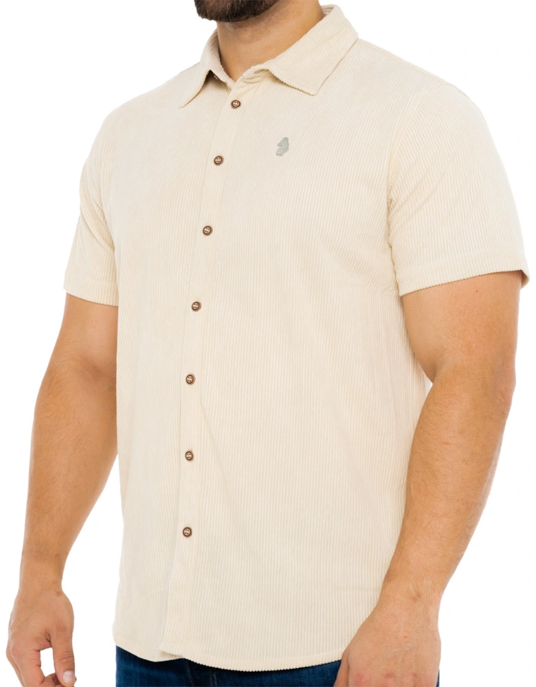 Luke Mens Caicos Island Shirt (Ecru)