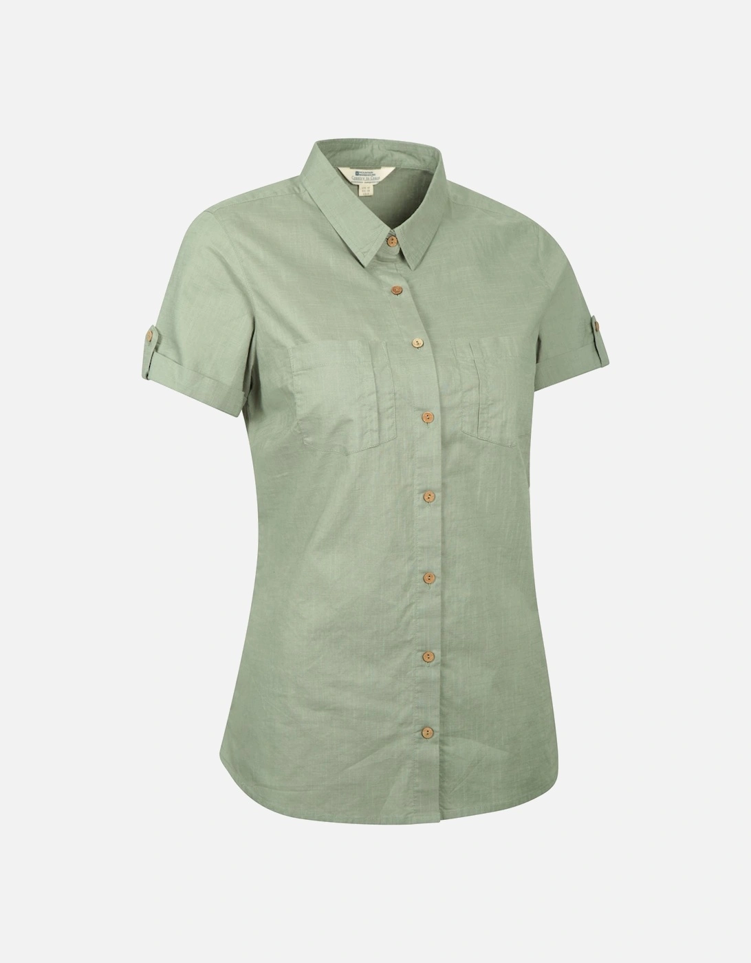 Womens/Ladies Coconut Short-Sleeved Shirt
