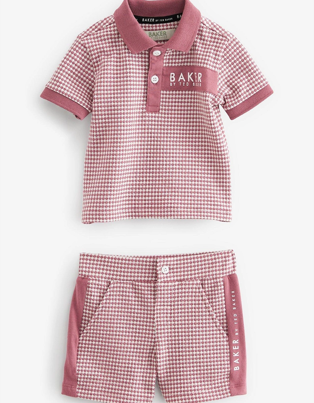 Younger Boys Polo Set - Pink, 5 of 4