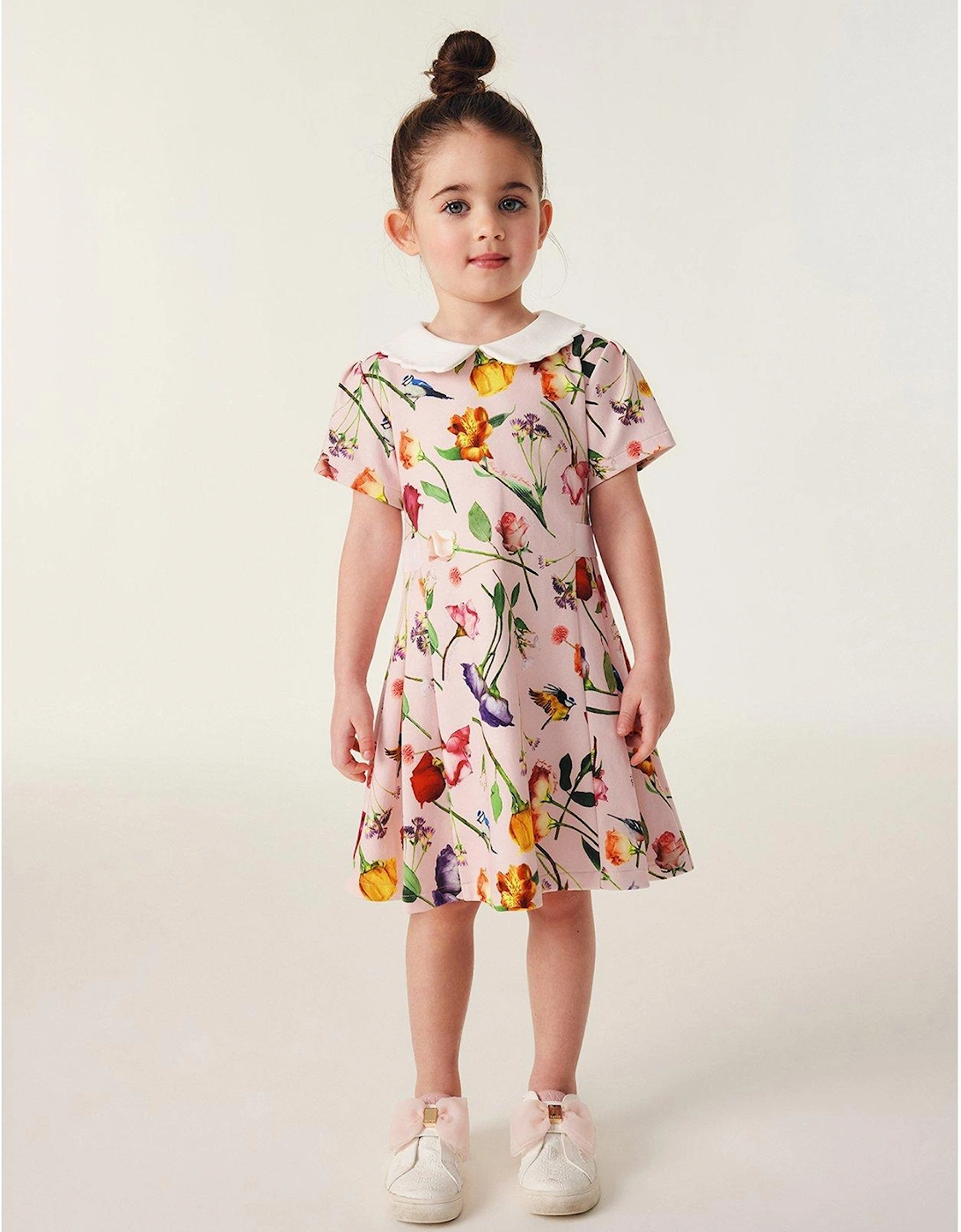 Girls All Over Print Ponte Dress, 6 of 5