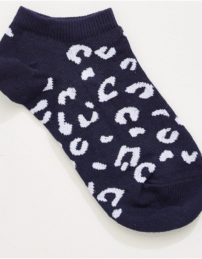 Girls 7 Pack Animal Liner Socks - Multi