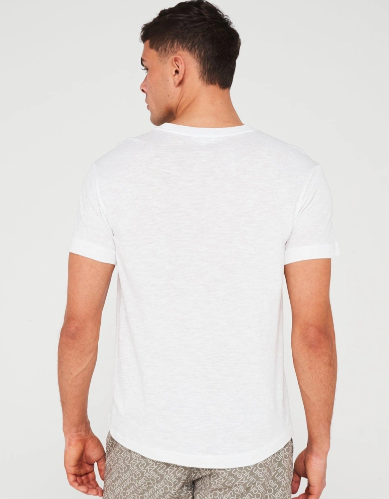 Crew Neck Logo T-shirt - White