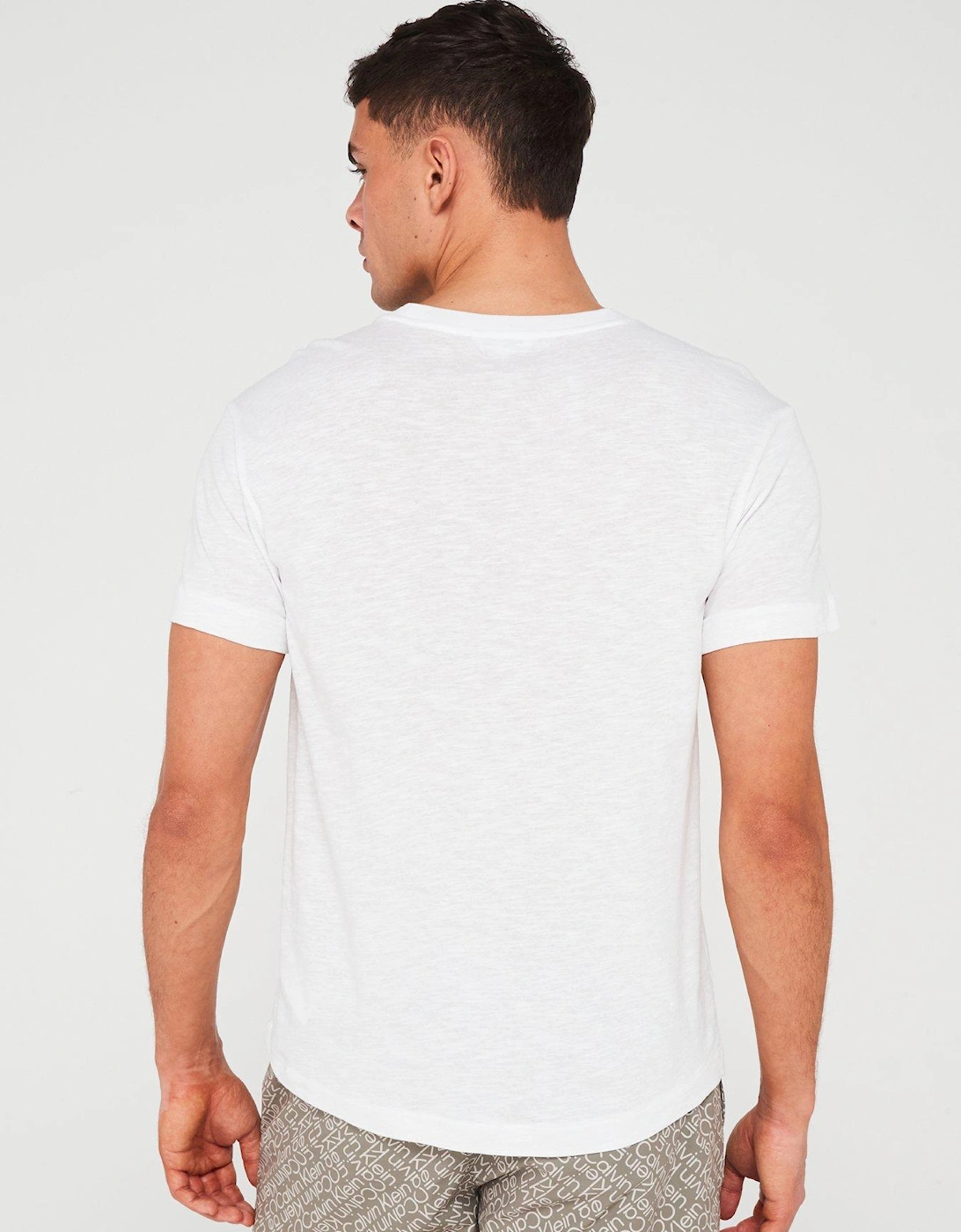 Crew Neck Logo T-shirt - White