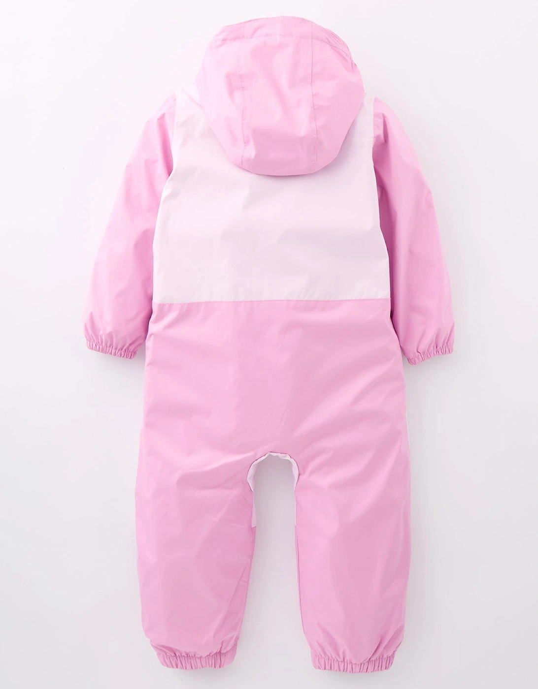 Youth Unisex Toddler Critter Jumper Rain Suit - Pink