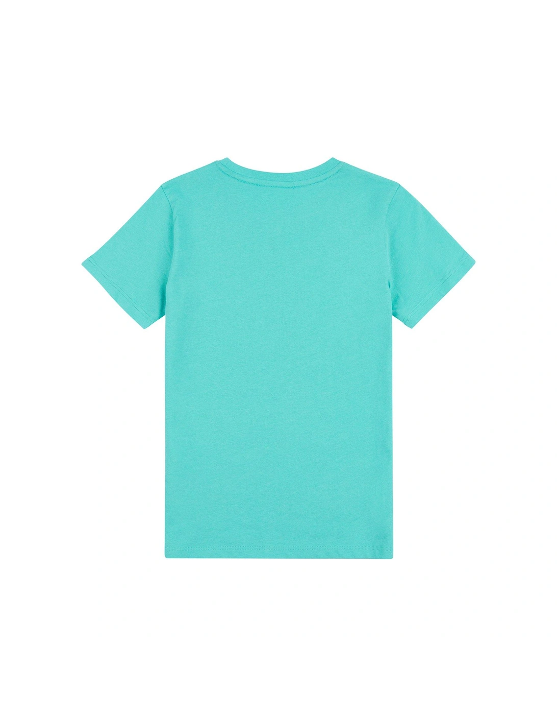 Girls Diamante Regular Short Sleeve T-shirt - Turquoise
