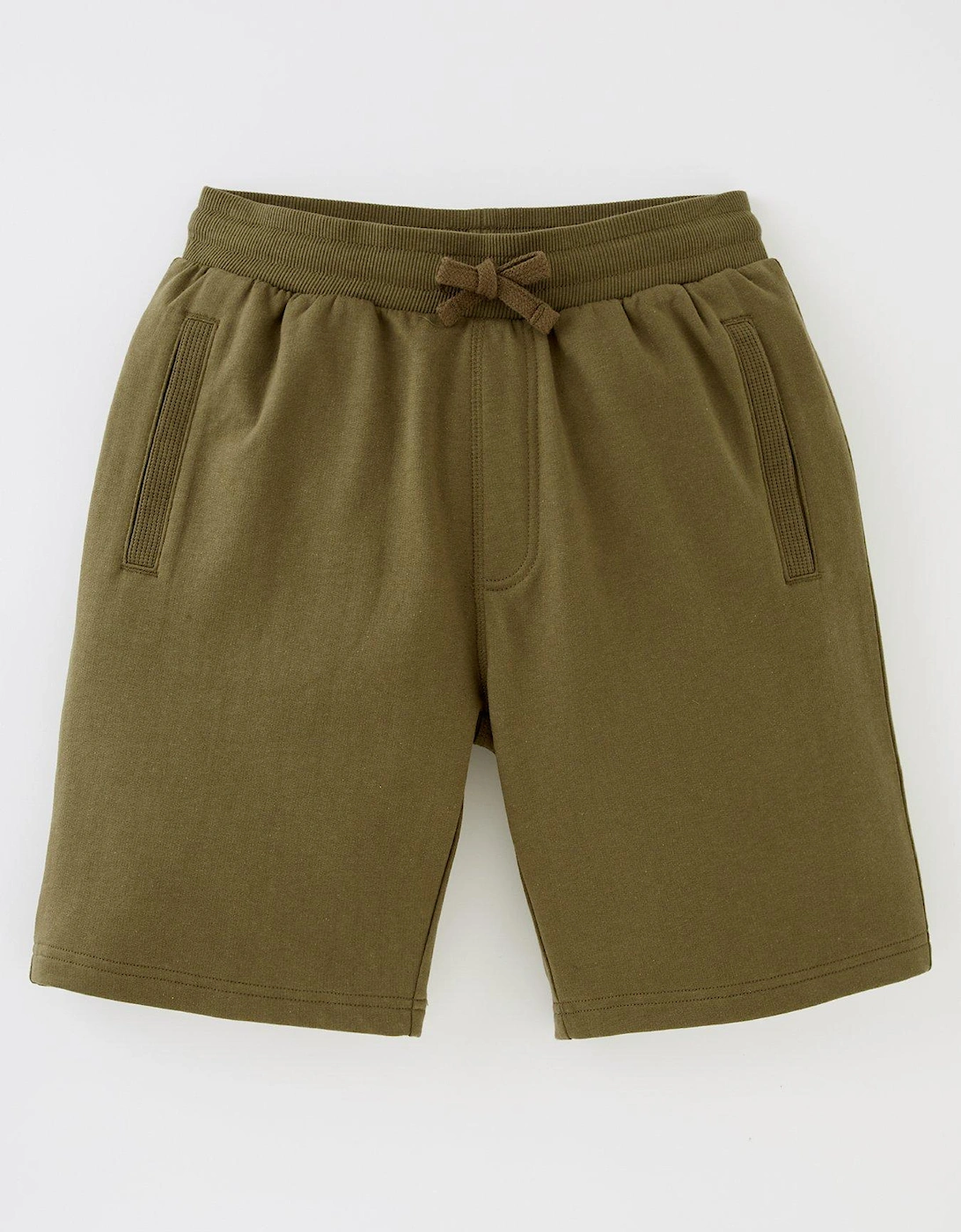 Boys Cotton Rich Essential 2 Pack Jogger Shorts - Black/khaki