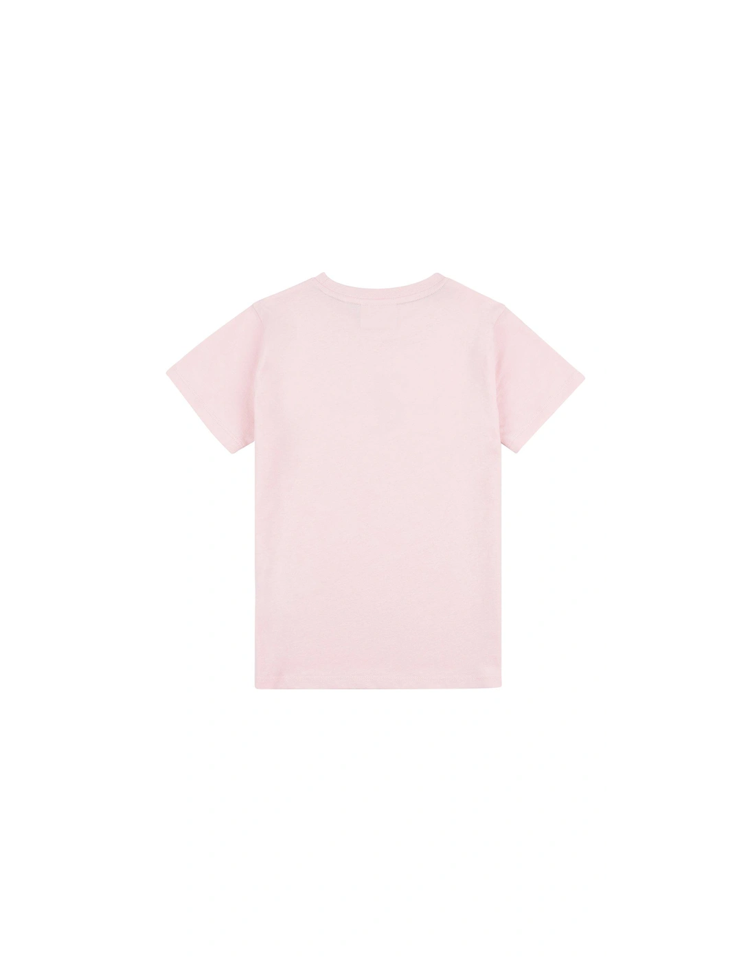 Girls Diamante Regular Short Sleeve T-shirt - Almond Blossom