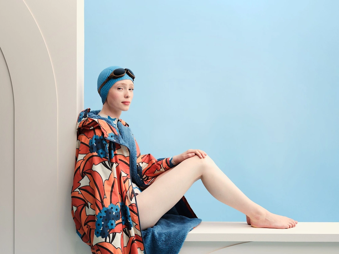 Womens Orla Kiely Waterproof Fleece Lined Changing Robe