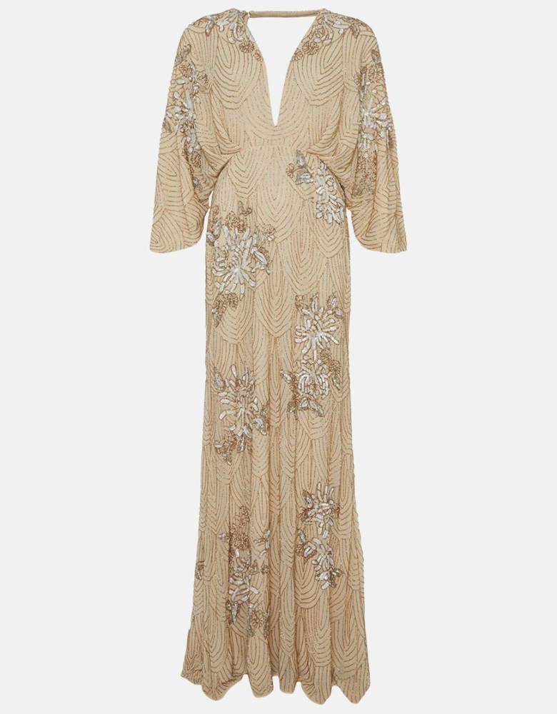 RSN Inspired Kimono Maxi Dress