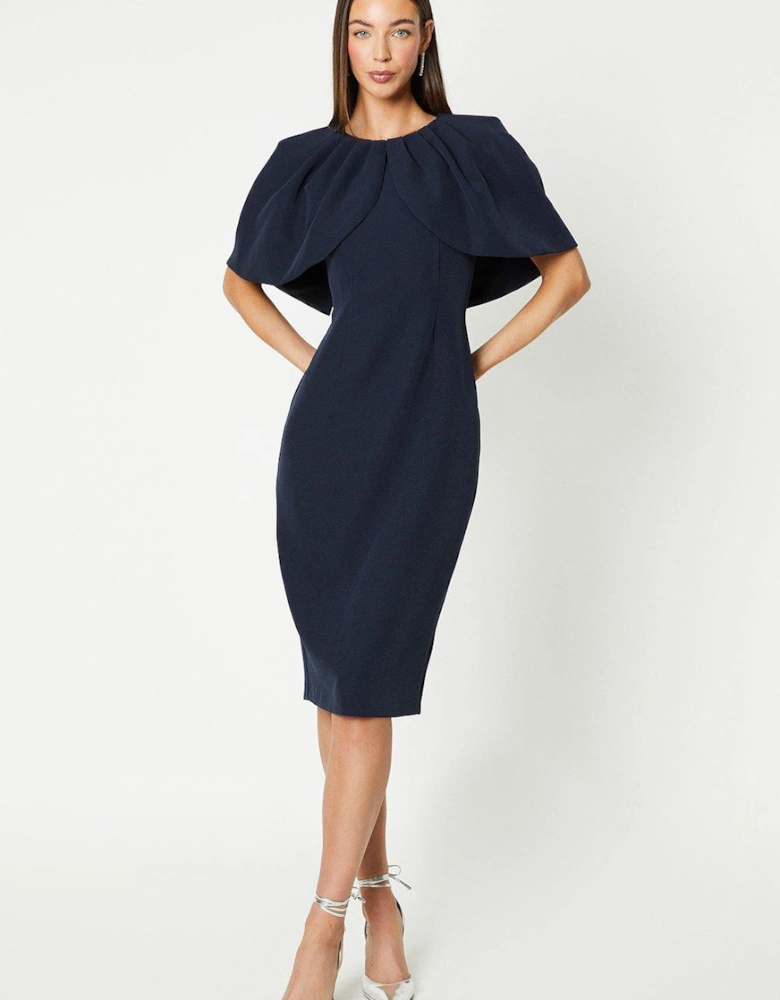 Tulip Sleeve Pencil Dress