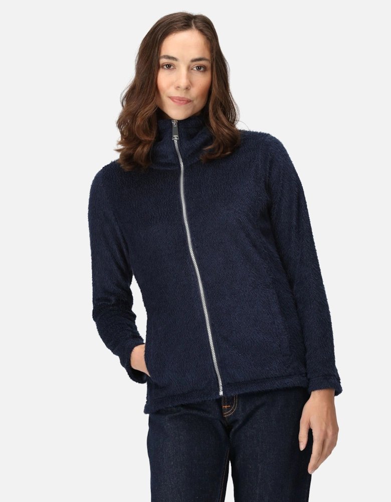 Womens/Ladies Heloise Eyelash Fleece Full Zip Fleece Jacket
