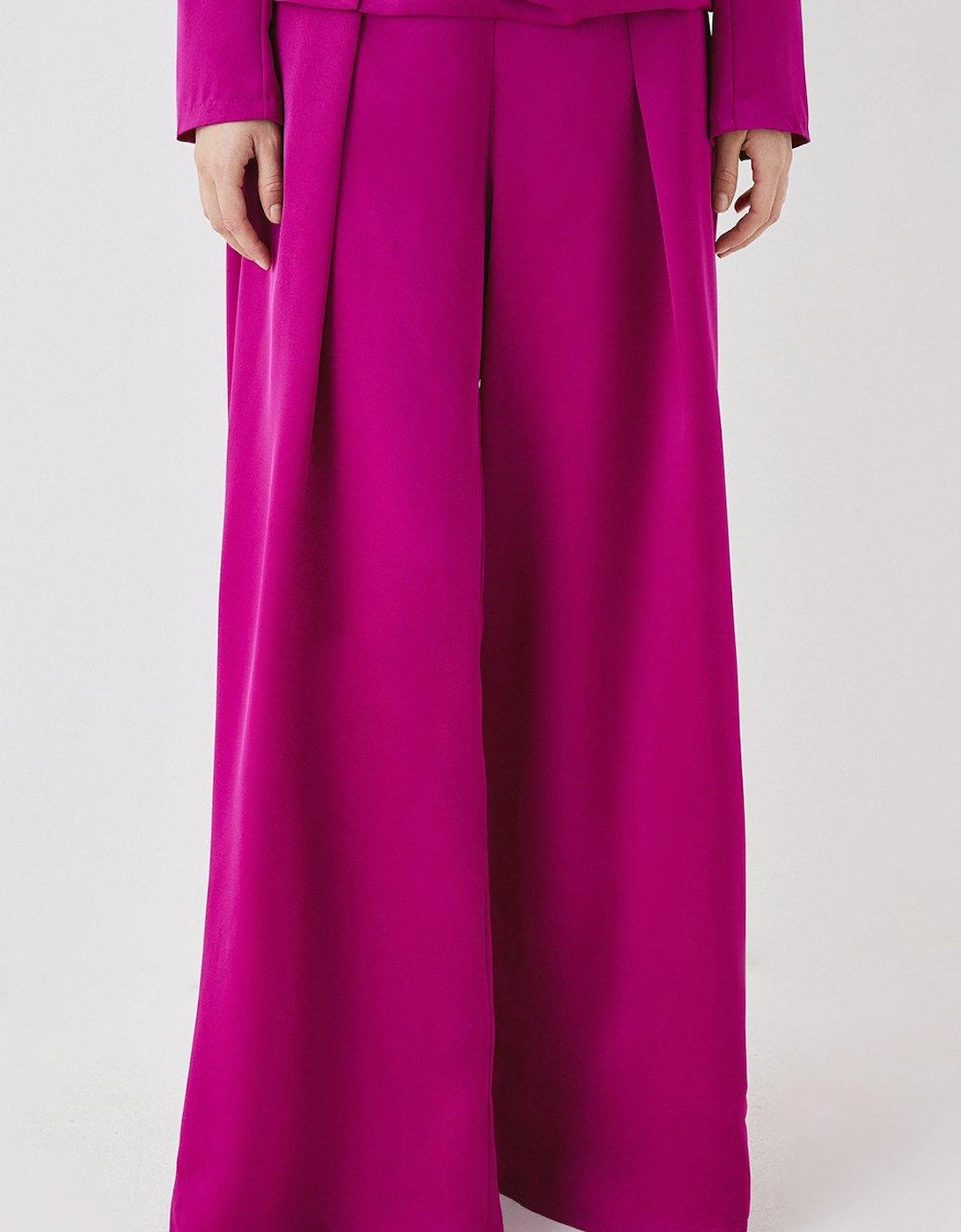 Satin Wide Leg Trouser