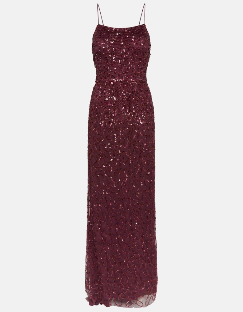 All Over Sequin Maxi Dress