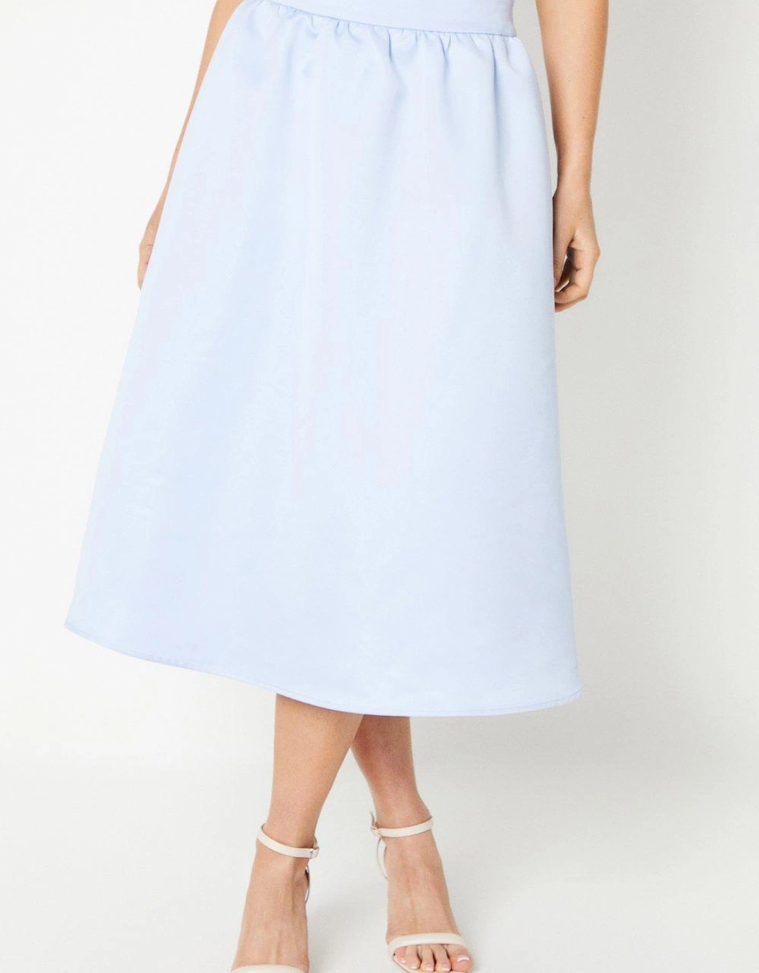 Satin Full Midi Skirt