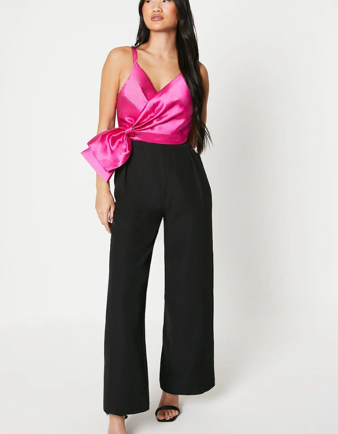 Petite Wrap Front Cami Jumpsuit, 4 of 3