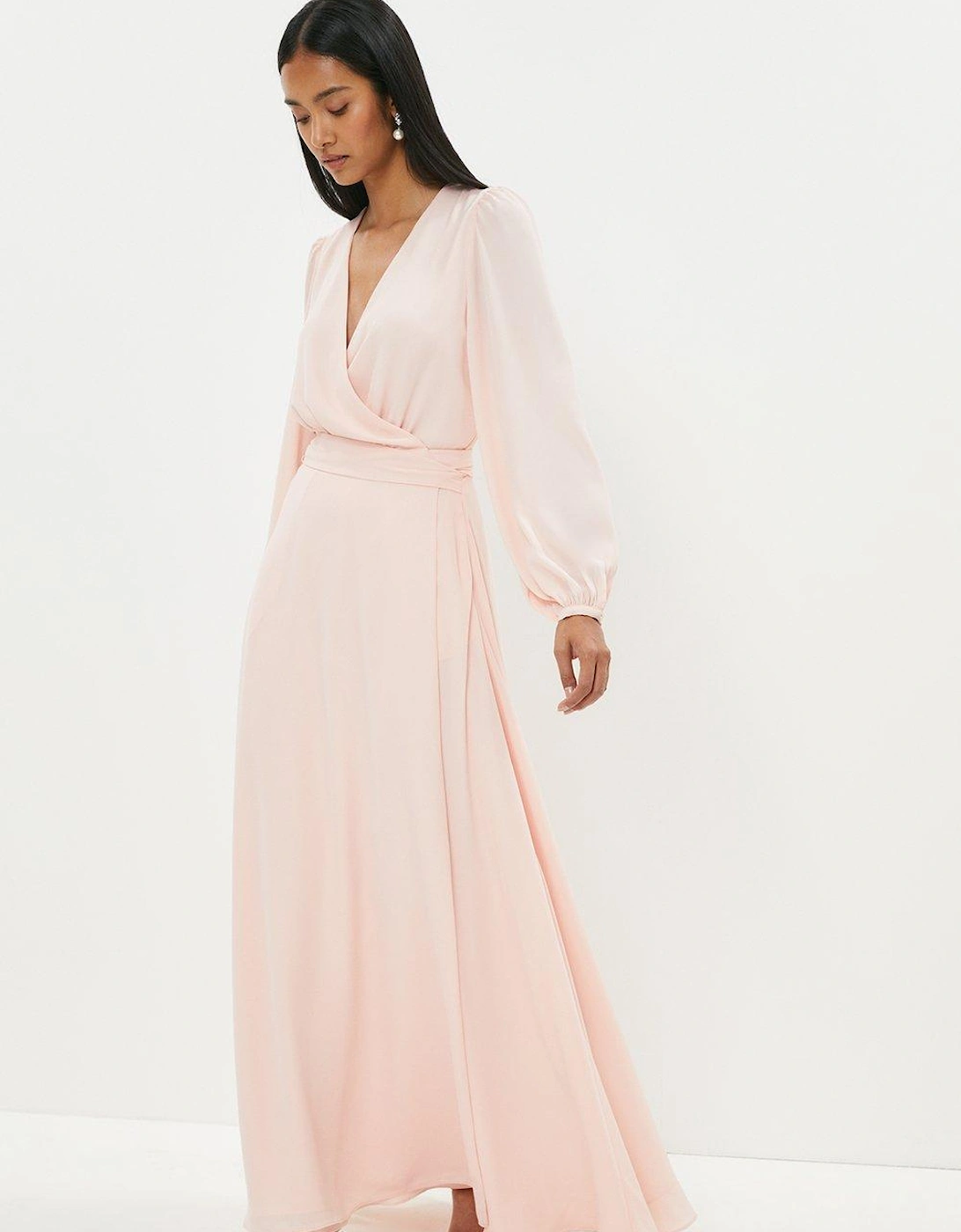 Belted Maxi Wrap Dress, 5 of 4