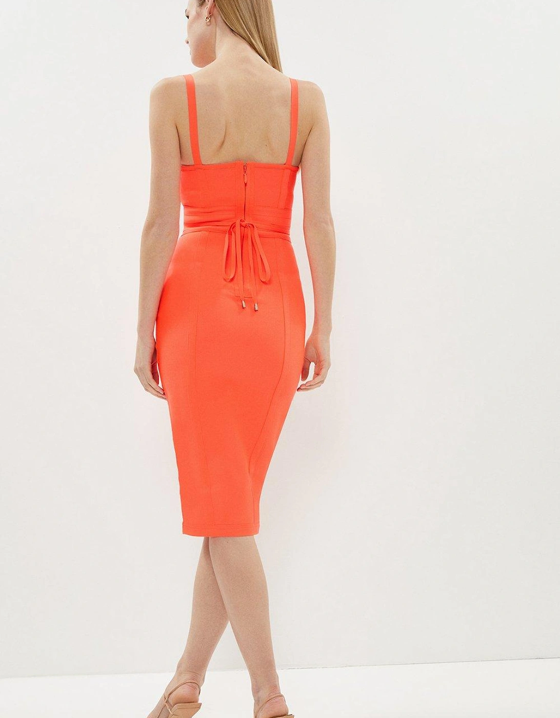 Sculpting Strappy Bandage Dress