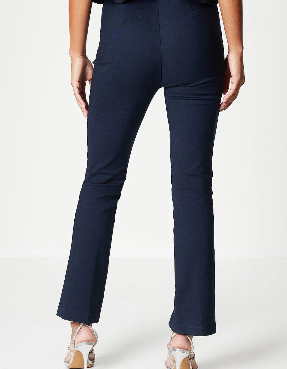 Slim Leg Stretch Crepe Trouser