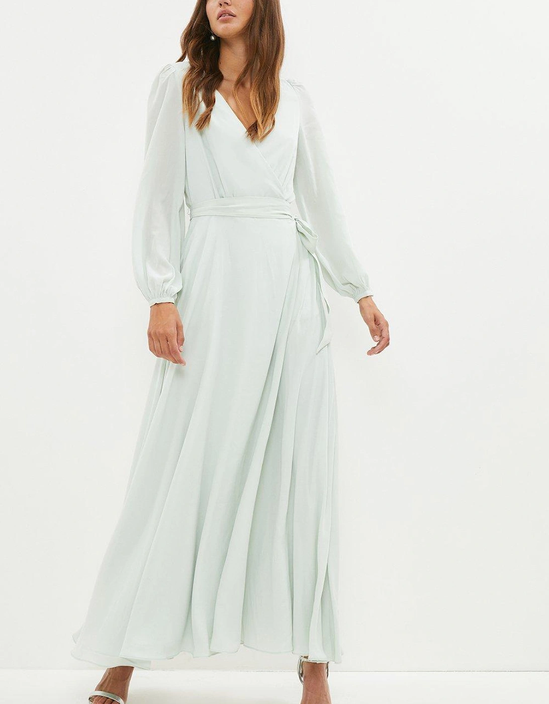 Belted Maxi Wrap Dress, 5 of 4
