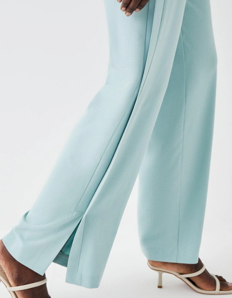 Premium Side Vent High Waisted Trousers