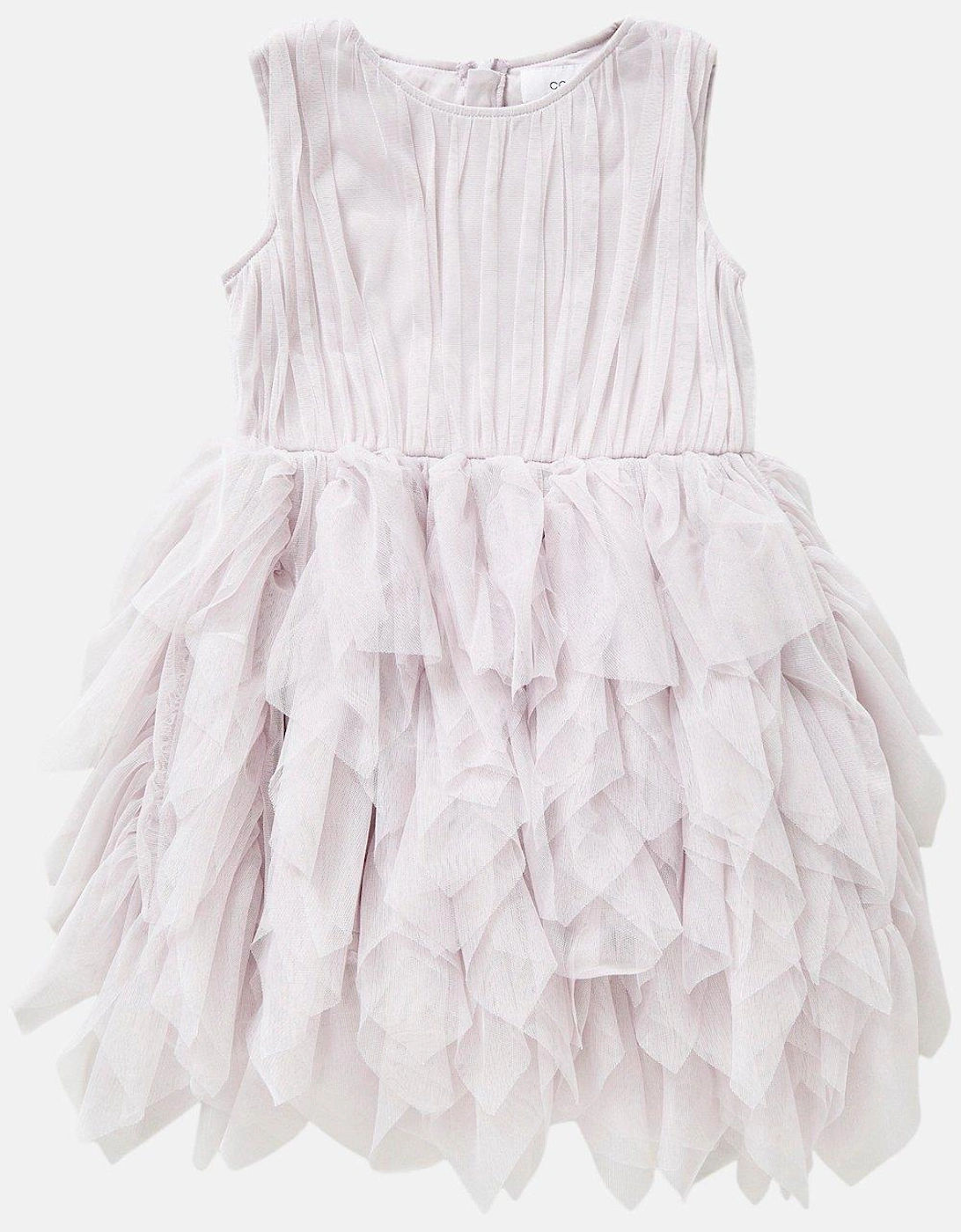 Girls Statement Ruffle Skirt Dress