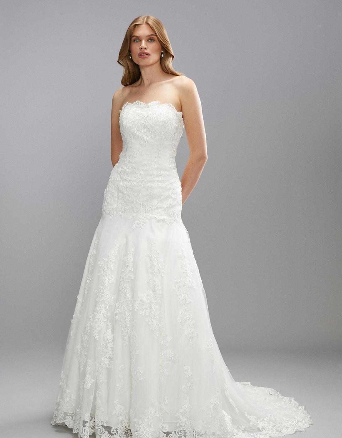 Premium Lace Sweetheart Princess Wedding Dress With Full Skirt, 7 of 6