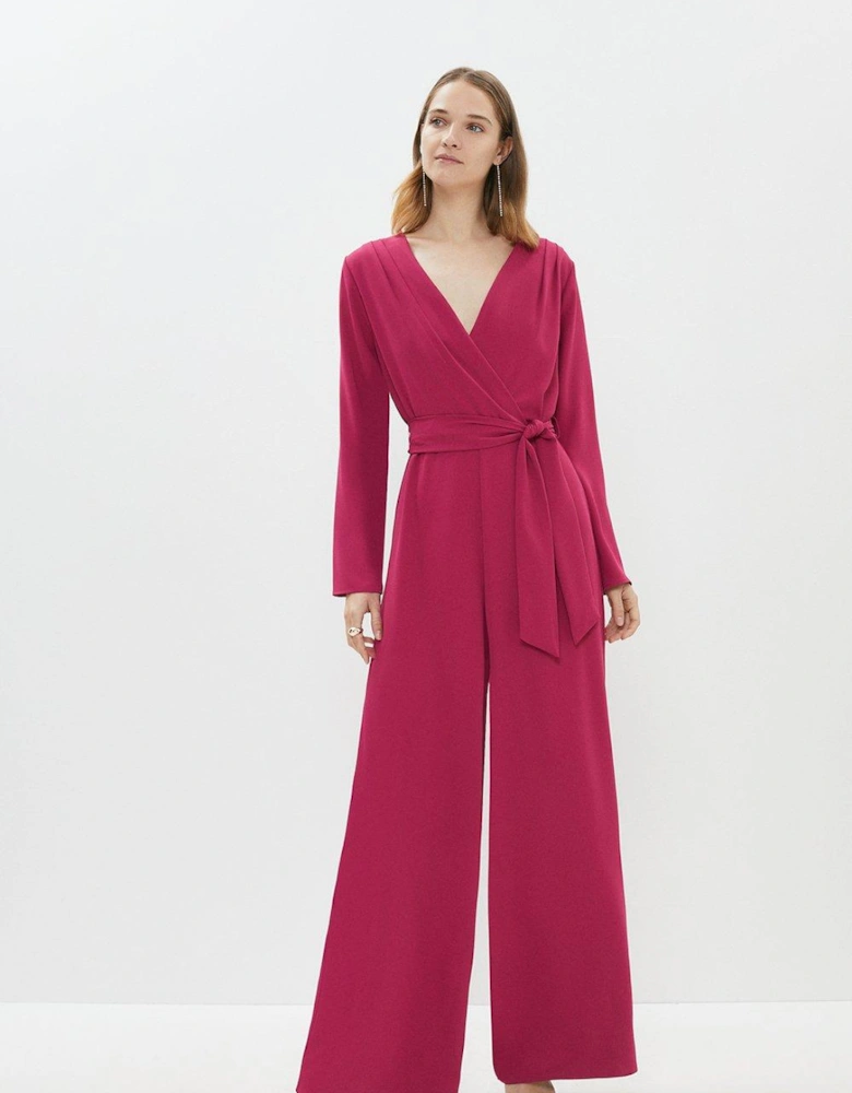 Drape Wrap Jumpsuit