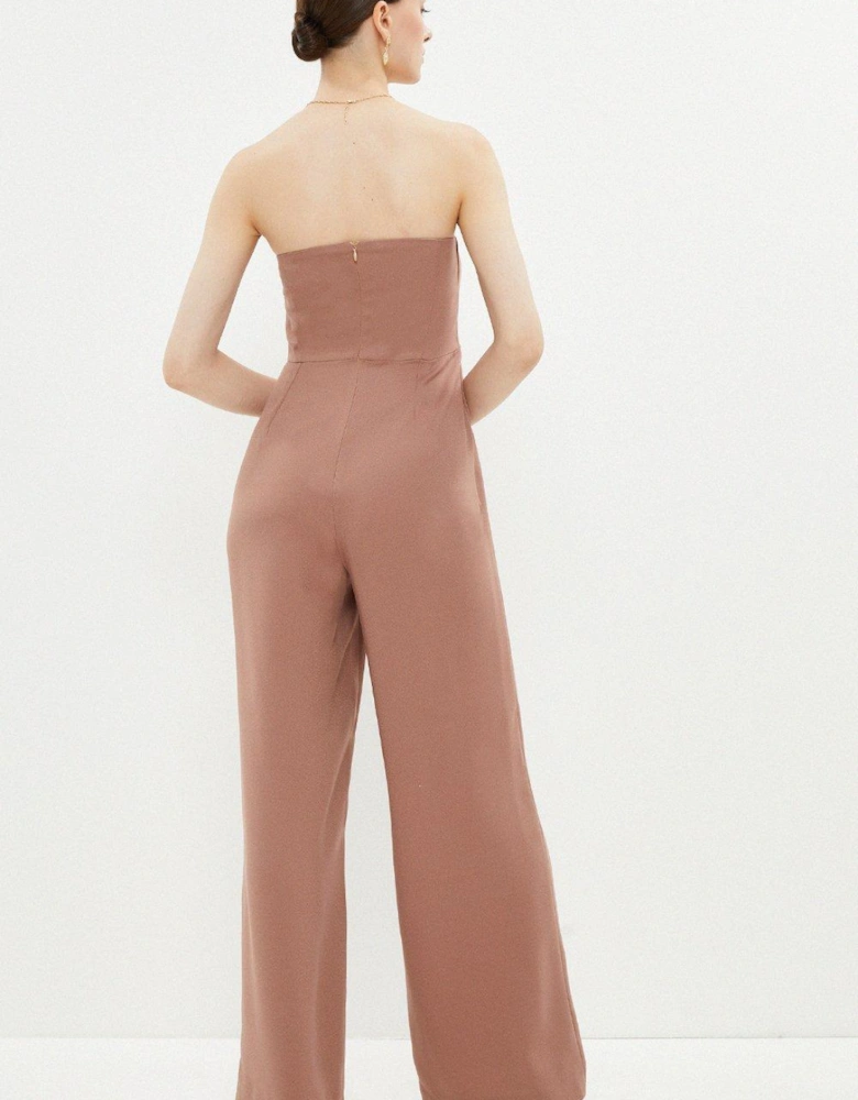 Premium Bandeau Tux Front Jumpsuit