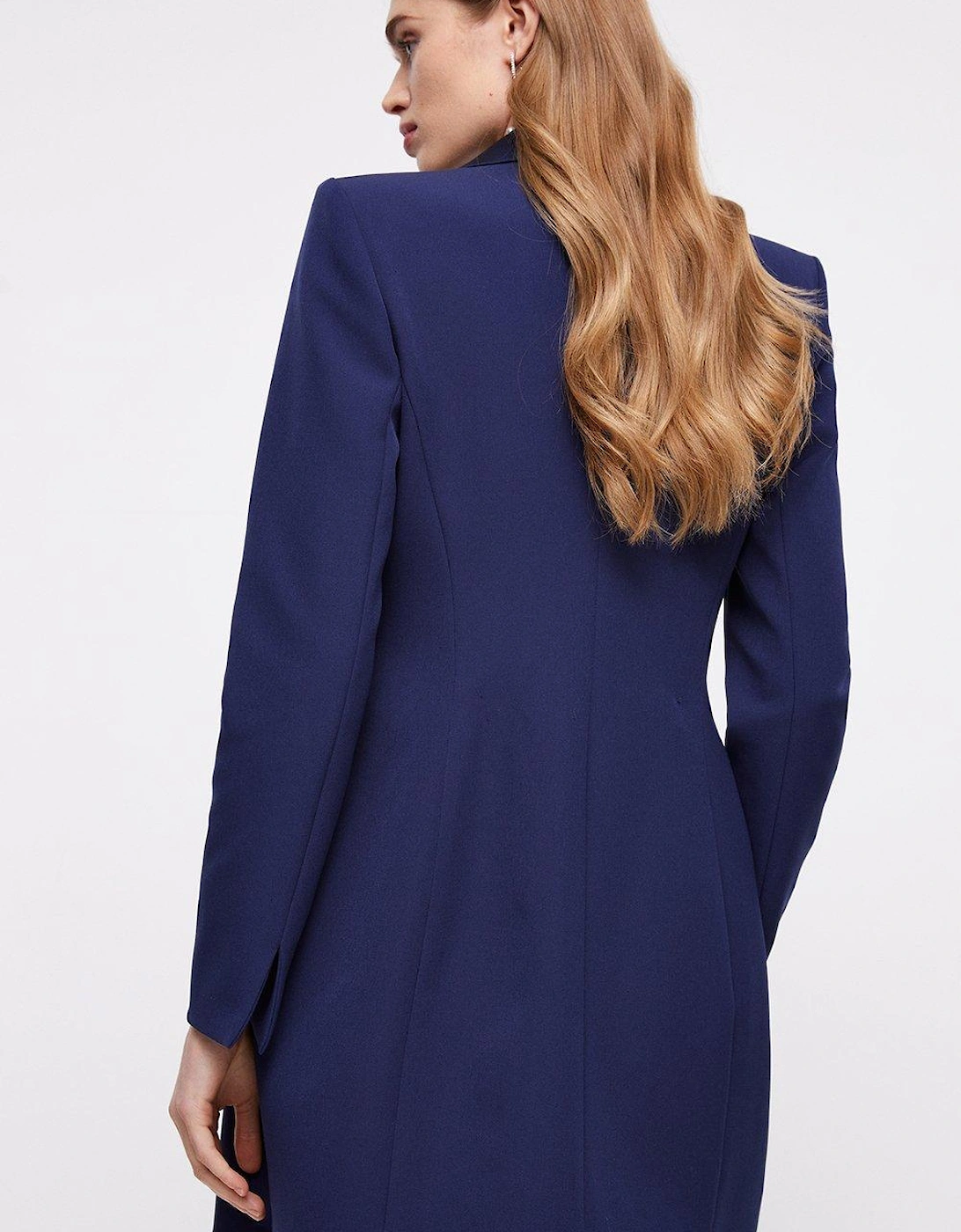 Premium Twist Tailored Blazer Dress