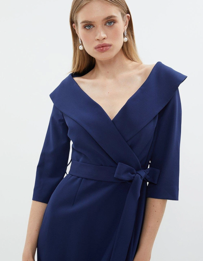 Bardot Long Sleeve Midi Dress