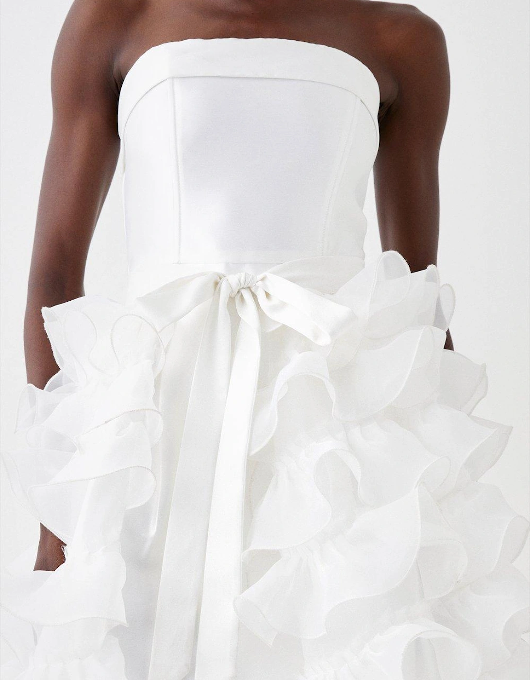 Mega Tiered Ruffle Bridal Belt Skirt