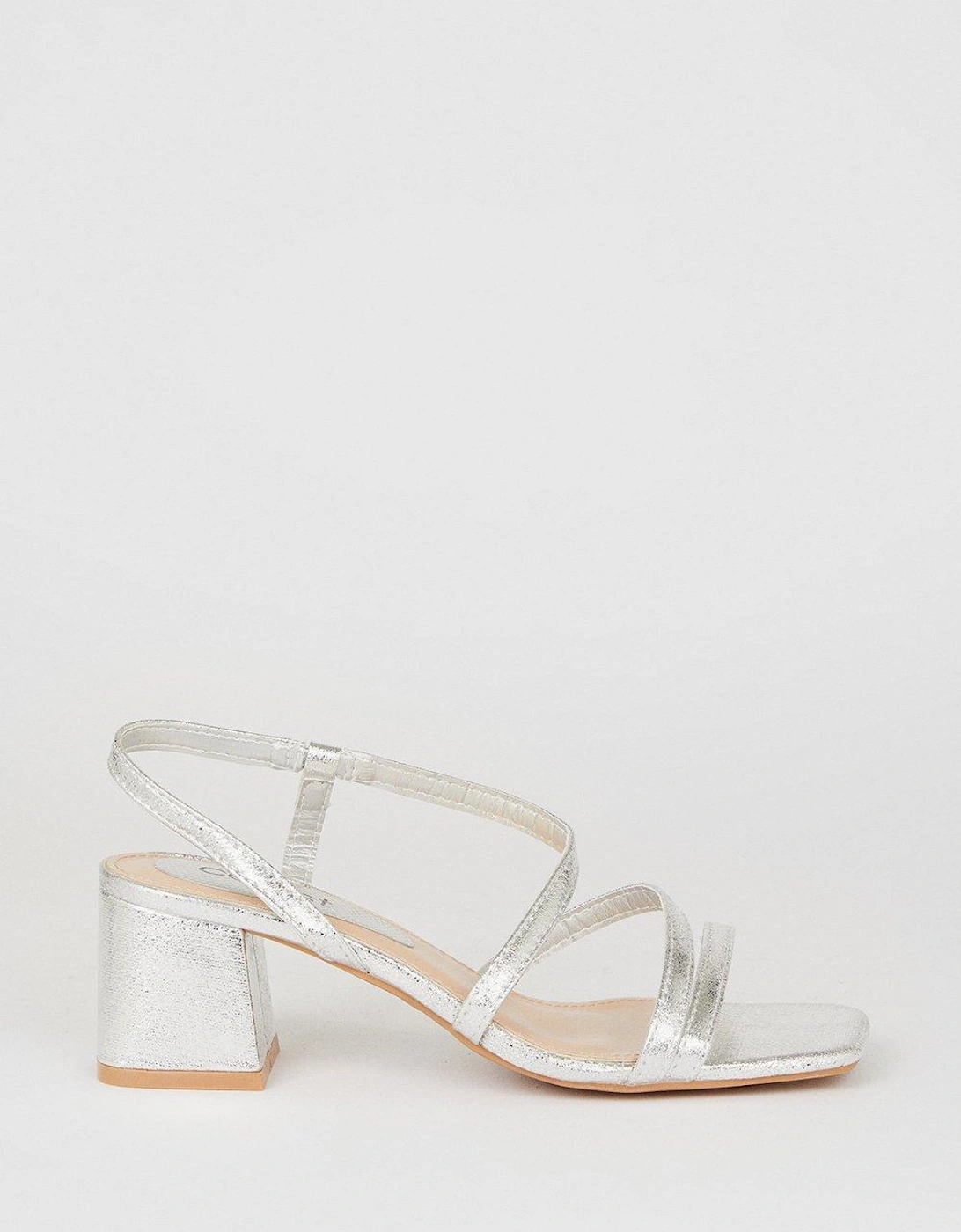 Tandy Low Block Strappy Heels
