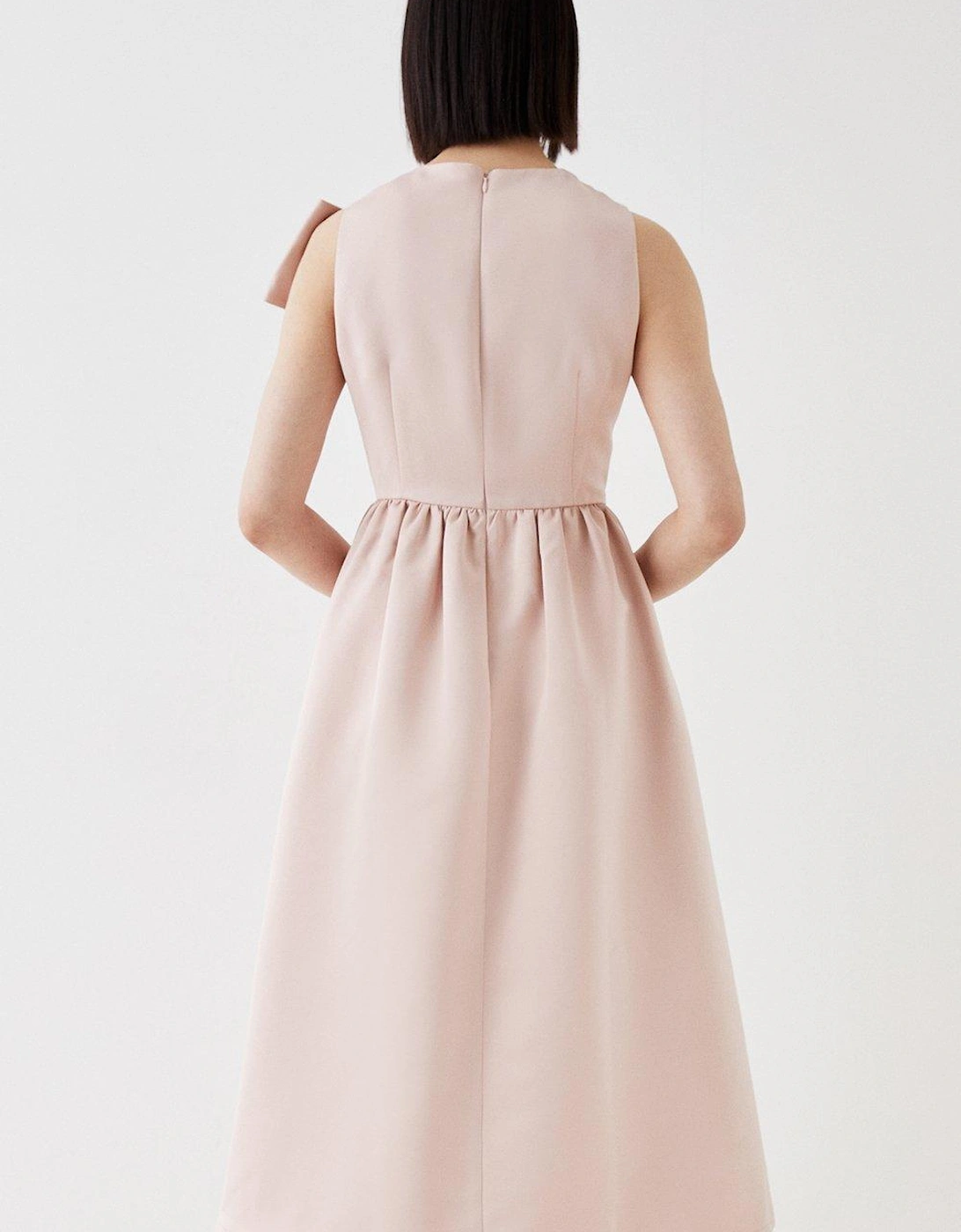 Bow Detail Midi Dress