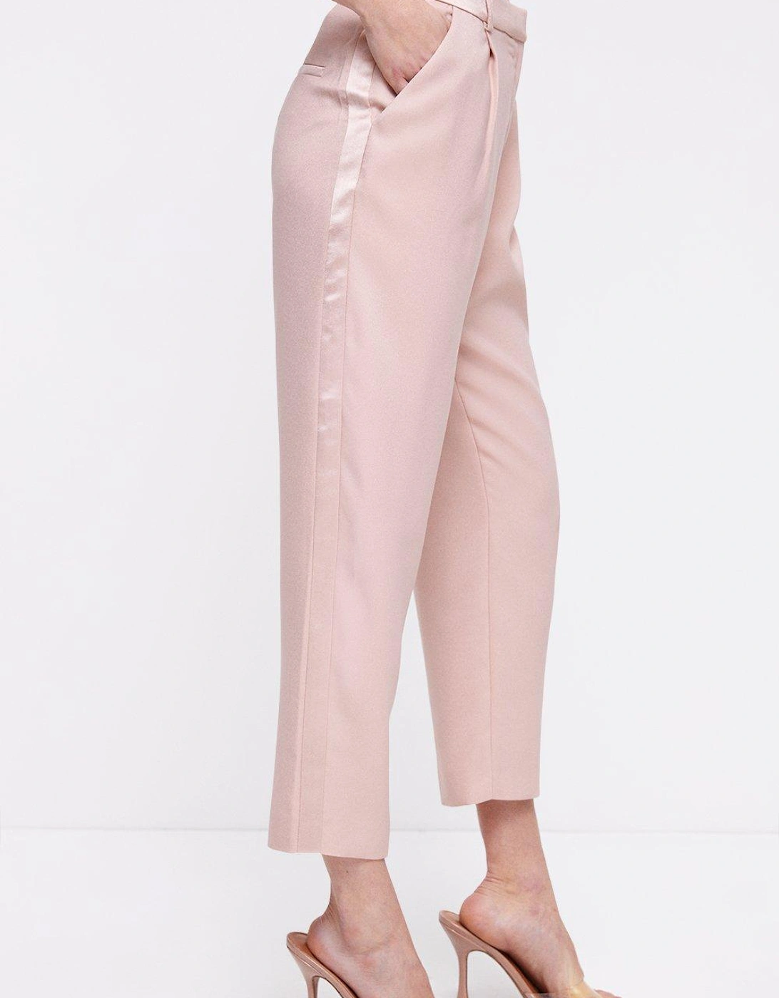 Premium Tuxedo Peg Trouser With Satin Detail