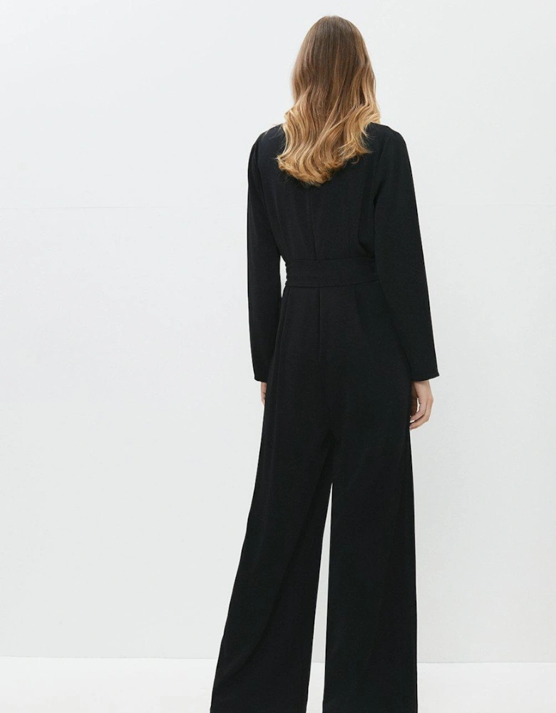 Drape Wrap Jumpsuit