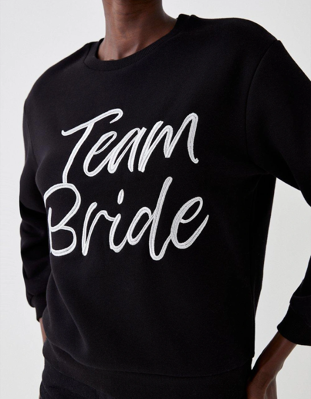 Team Bride Embroidered Sweatshirt, 5 of 4