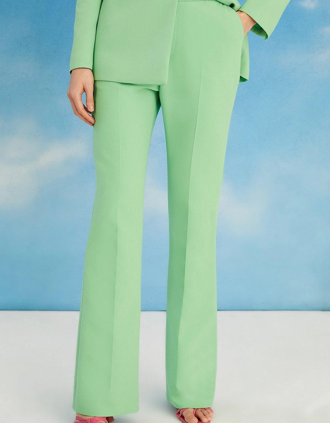 Lisa Tan Fitted Flare Trouser