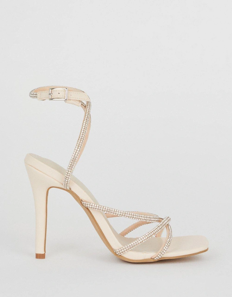 Toni Diamante Strappy High Heel Sandals
