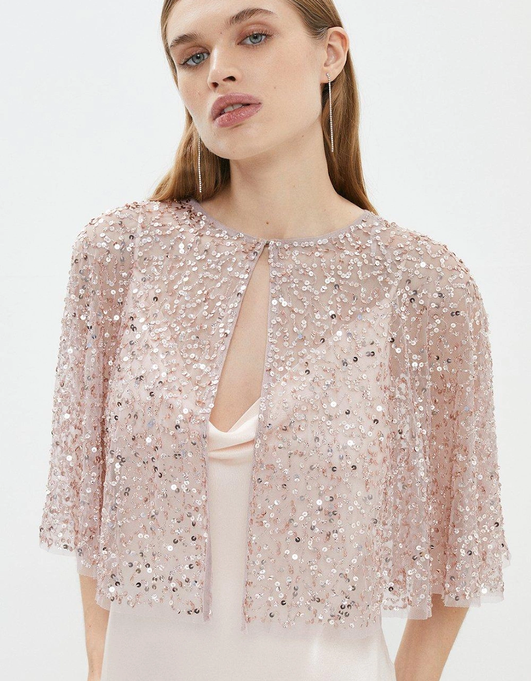 All Over Sequin Cape, 5 of 4