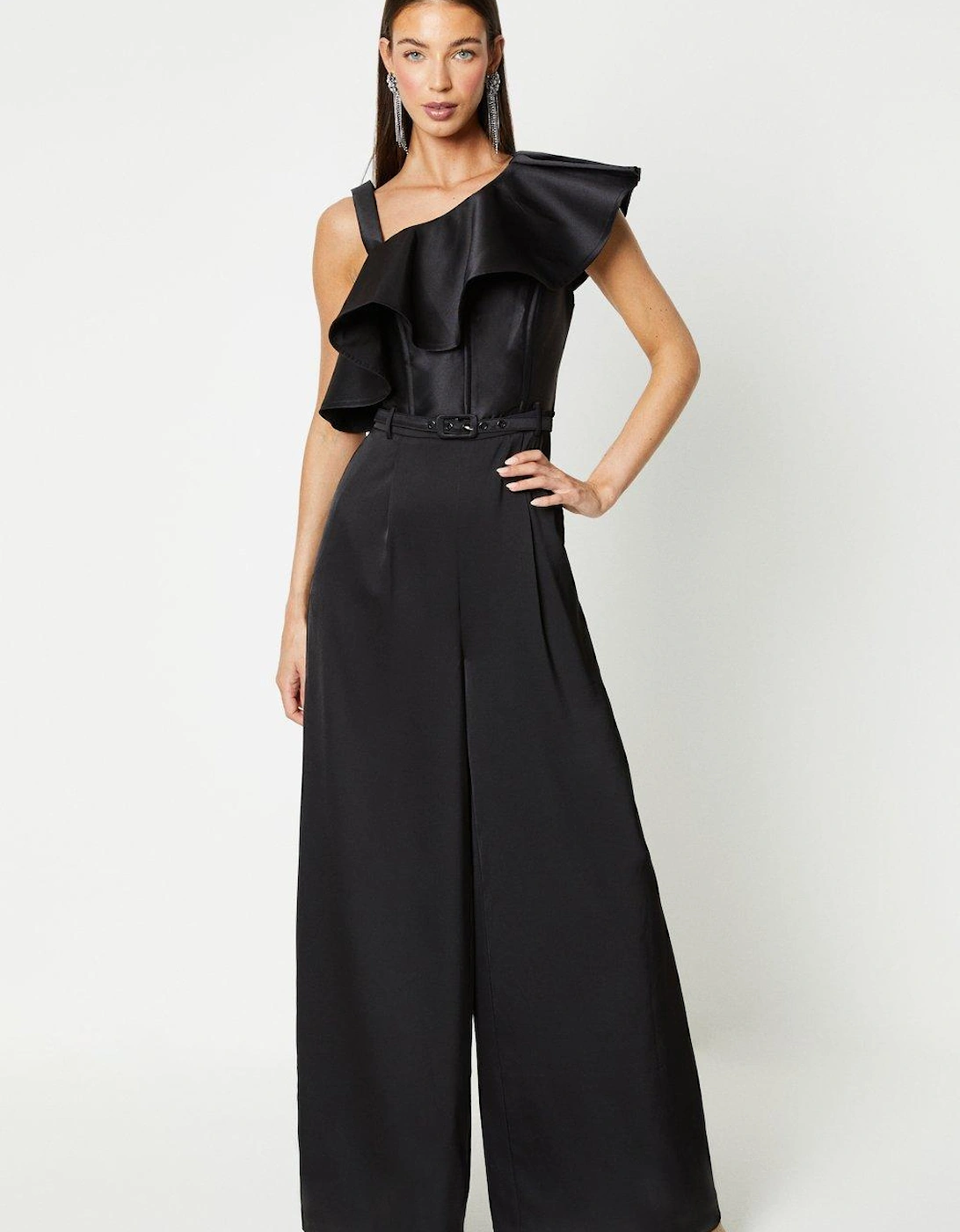 Ruffle One Shoulder Jumpsuit, 4 of 3