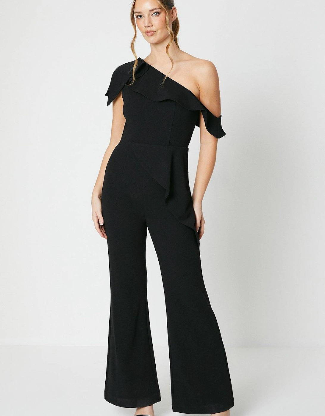 One Shoulder Ruffle Jumpsuit, 6 of 5