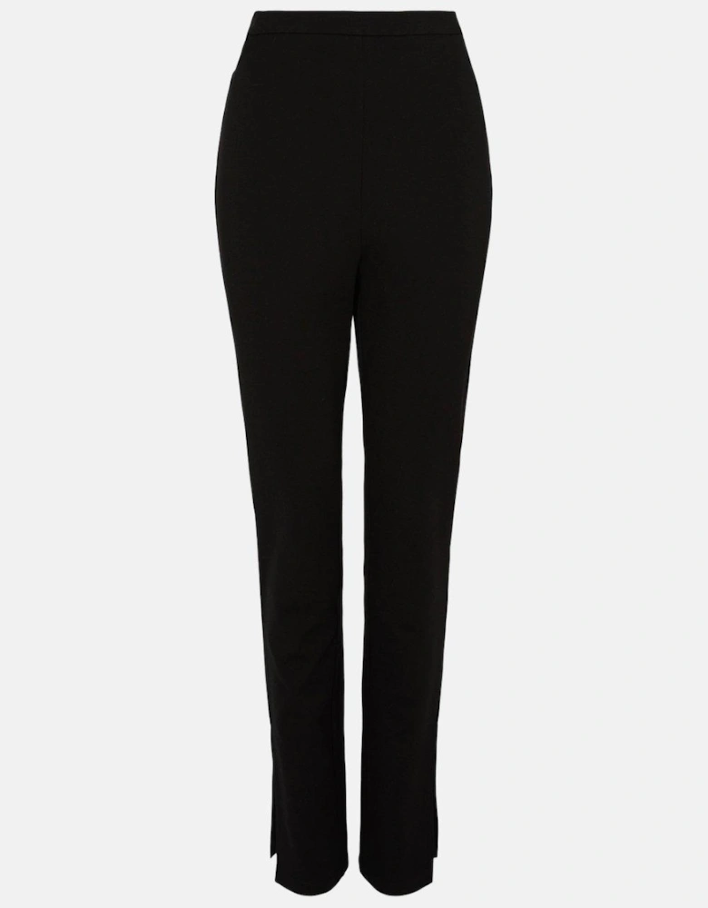 High Waisted Split Hem Ponte Legging