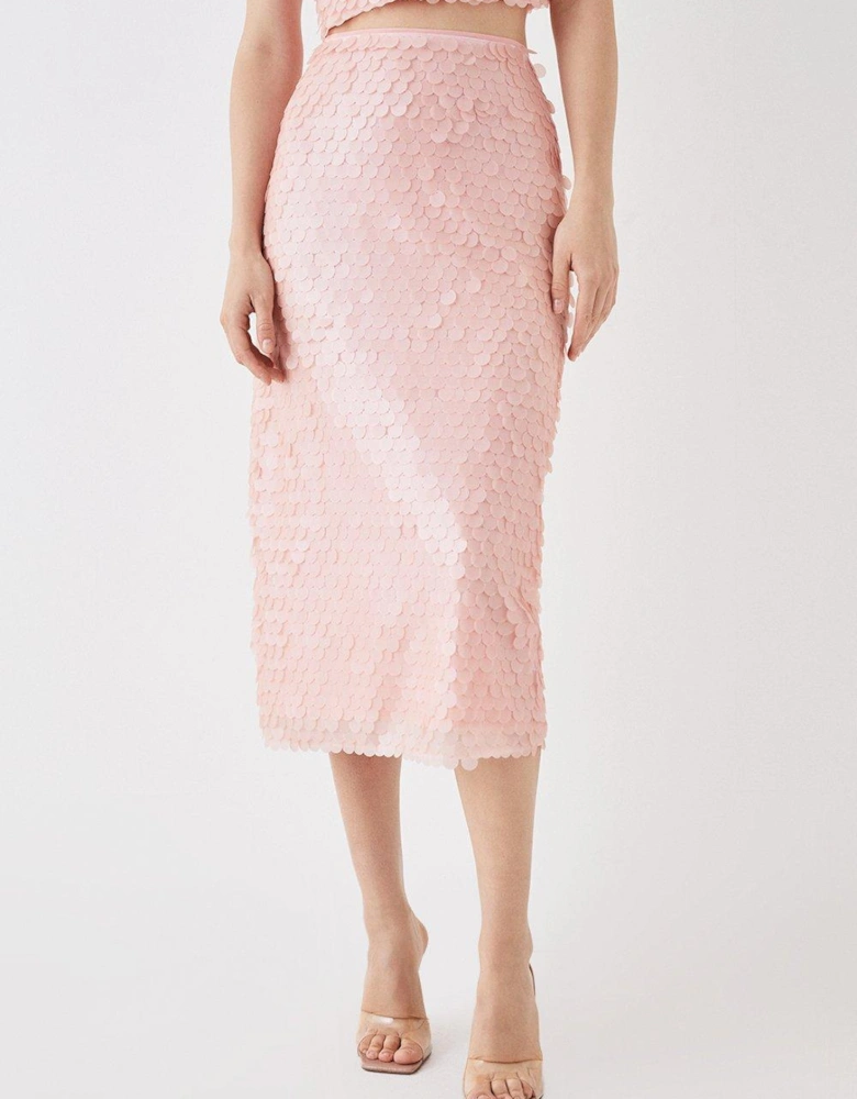 The Collector Sequin Midi Skirt