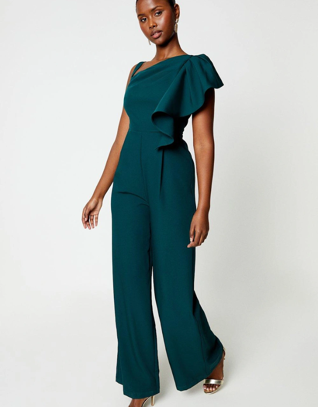 Ruffle One Shoulder Jumpsuit, 5 of 4